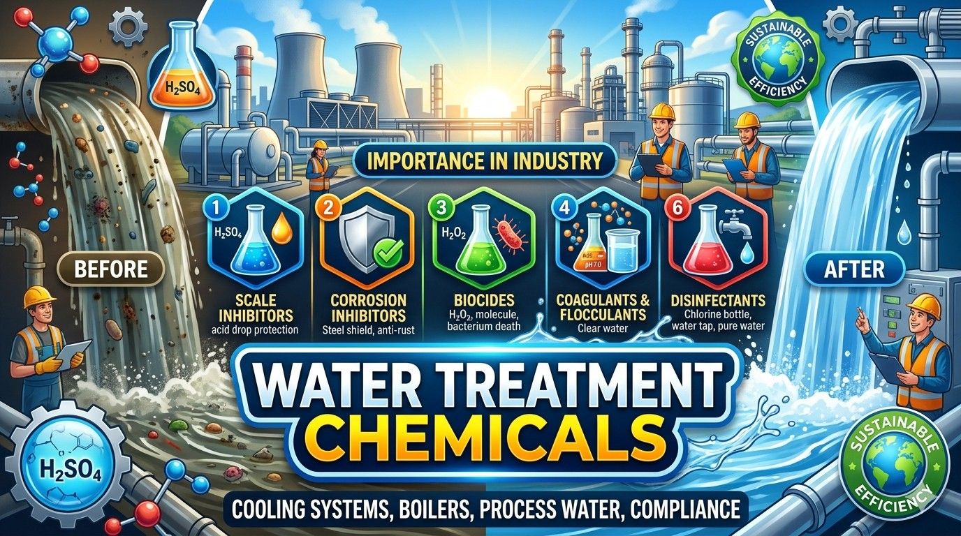 Water Treatment Chemicals and Their Importance in Industry